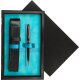 Single Wooden Box Black Turquoise
