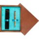 Single Wooden Box Mahoń Turquoise Single Wooden Box Mahoń Turquoise