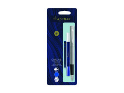 Waterman Fountain Pen set Allure Chrome CT + Eraser