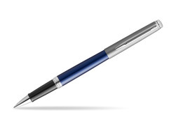 Waterman Rollerball Pen Hemisphere Essential Metallic Blue CT