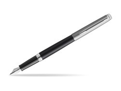 Fountain pen Waterman Hemisphere Essential Metallic Black CT