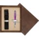 Single Wooden Box Wenge Ecru Single Wooden Box Wenge Ecru