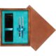 Double Wooden Box Mahoń Turquoise Double Wooden Box Mahoń Turquoise