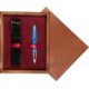 Single Wooden Box Mahoń Maroon Single Wooden Box Mahoń Maroon