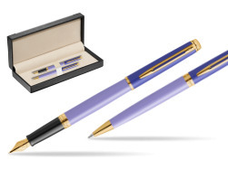 Waterman set Fountain pen + Ballpoint Pen HÉMISPHÈRE COLOR-BLOCK PURPLE