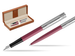 Waterman Fountain Pen + Ballpoint Pen Allure Deluxe Pink