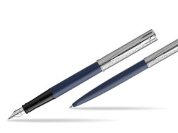 Waterman Fountain Pen + Ballpoint Pen Allure Deluxe Blue