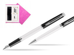 Waterman set Fountain pen + Ballpoint pen HÉMISPHÈRE COLOR-BLOCK BLACK-WHITE