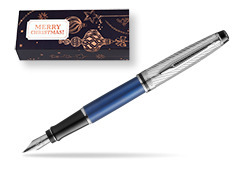 Waterman Expert Deluxe Metalic Blue Fountain Pen