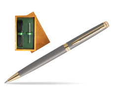 Waterman Hémisphère Stone Grey Metallic GT Ballpoint Pen