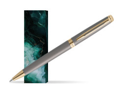 Waterman Hémisphère Stone Grey Metallic GT Ballpoint Pen