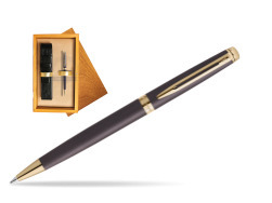 Waterman Hémisphère Lava Black Metallic GT Ballpoint Pen