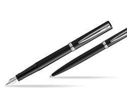 Waterman IMPRESSION Gift Set Fountain Pen + Ballpoint Pen Black CT