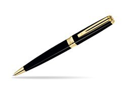 Waterman Exception Slim Black Ballpoint Pen GT