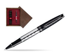 Waterman Expert Precious CT RollerBall in single wooden box  Wenge Single Maroon