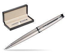 Waterman Expert Stainless Steel CT Ballpoint pen  in classic box  black