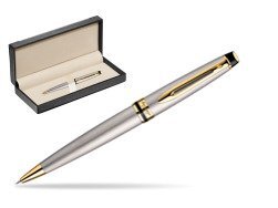 Waterman Expert Stainless Steel GT Ballpoint pen  in classic box  black