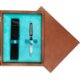 Single Wooden Box Mahoń Turquoise Single Wooden Box Mahoń Turquoise