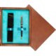 Single Wooden Box Mahoń Turquoise Single Wooden Box Mahoń Turquoise