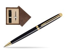 Waterman Hémisphère Black GT Ballpoint pen in single wooden box  Wenge Single Ecru