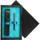 Single Wooden Box Black Turquoise Single Wooden Box Black Turquoise