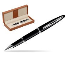 Waterman Carène Black Sea ST Rollerball pen  in classic box brown