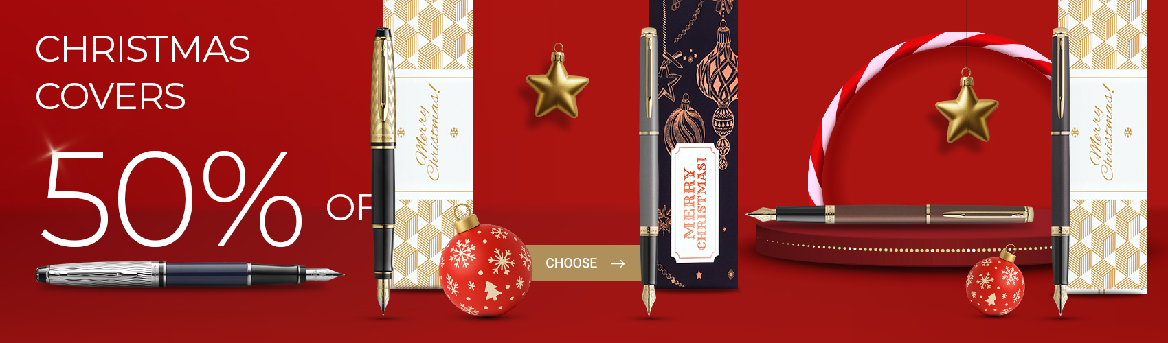 Christmas box covers up to -50% off!