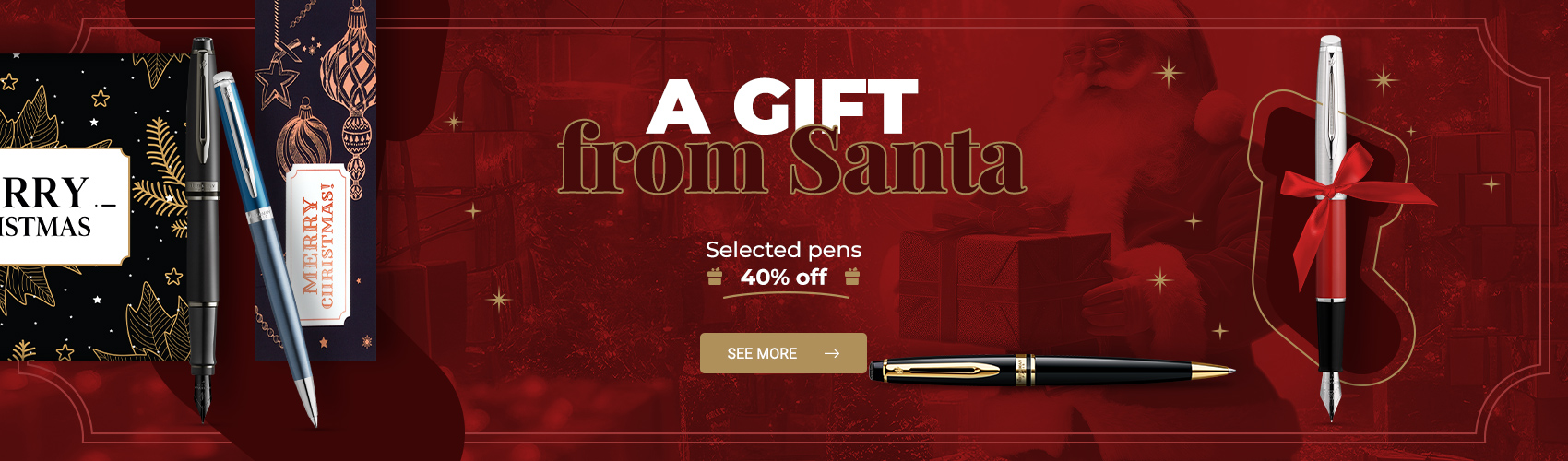 Santa's gift - up to 40% discounts!