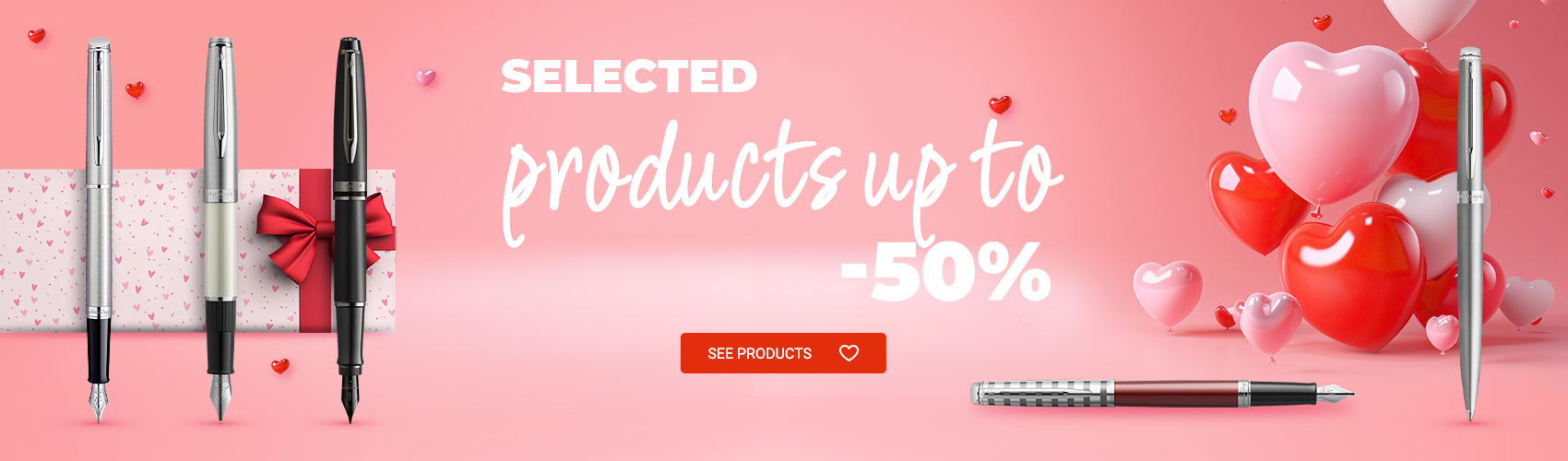 Valentine's Day Sale - up to 50% off
