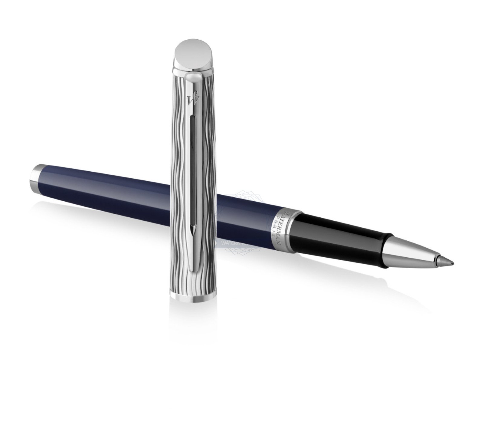 Stylo roller en acier inoxydable - Fab France - WATERMAN HEMISPHERE -  Vertlapub