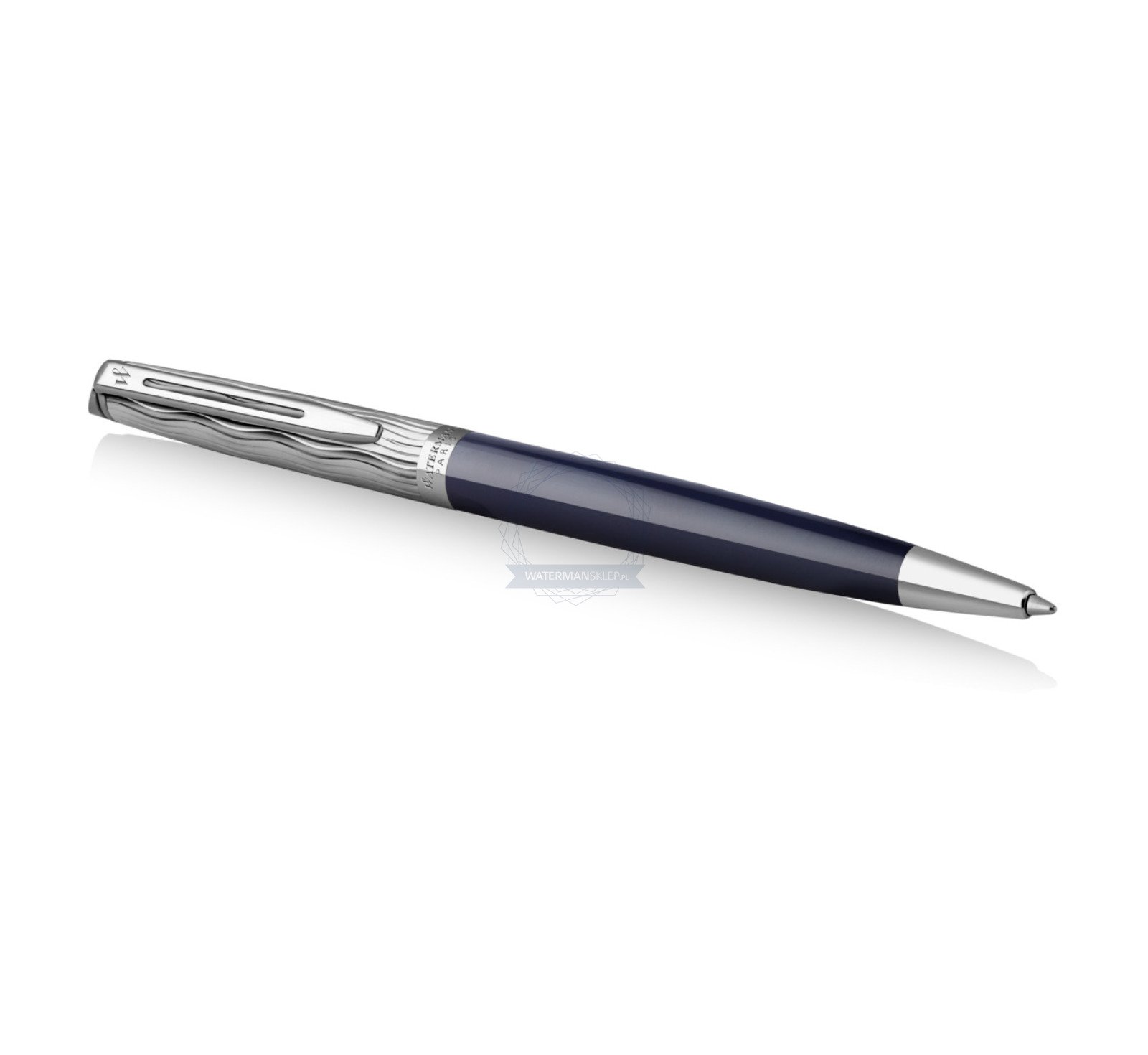 Stylo roller en acier inoxydable - Fab France - WATERMAN HEMISPHERE -  Vertlapub