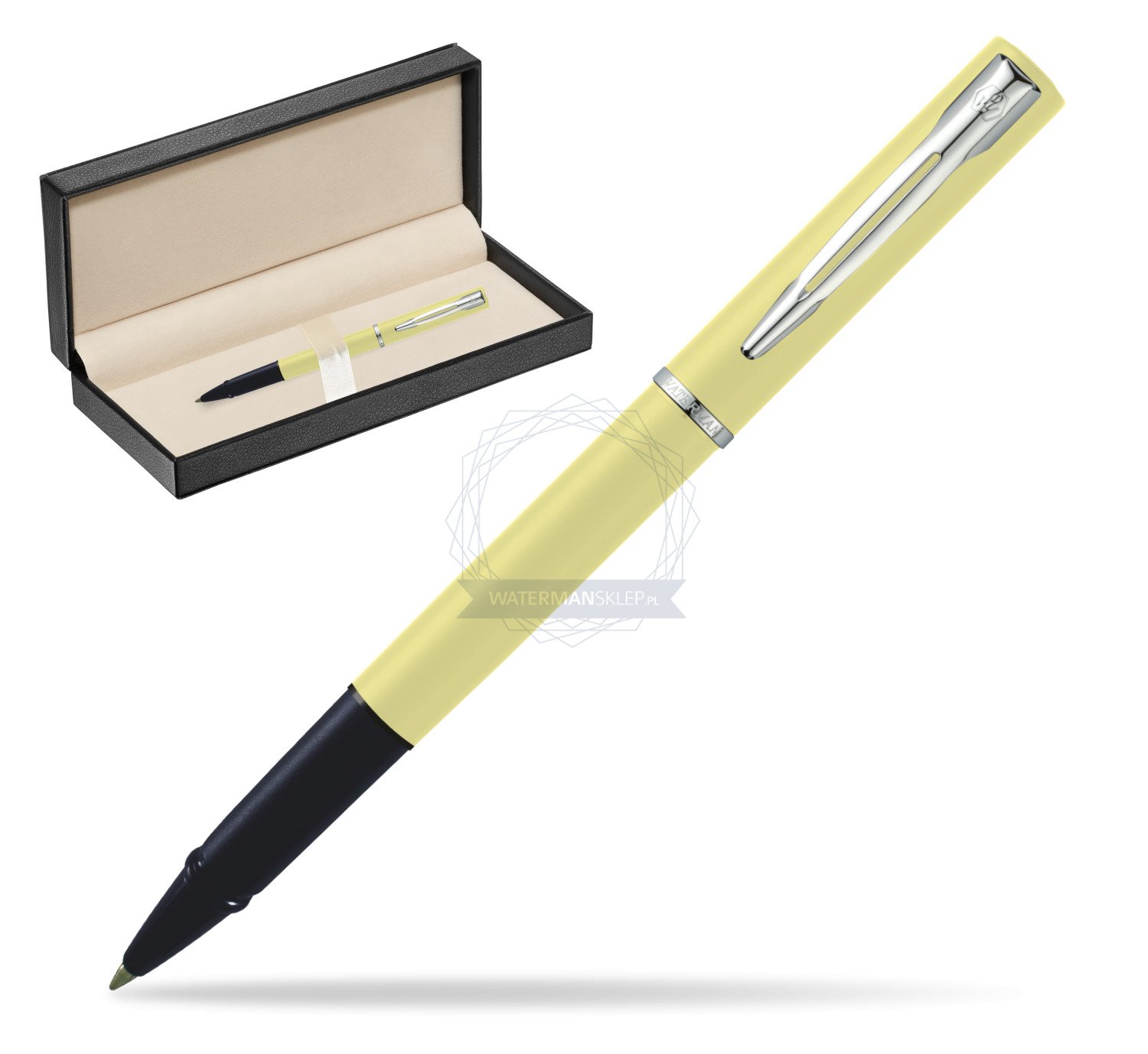 Waterman  Allure Black & Gold Ballpoint Pen New In Box 