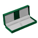 Green leather gift box